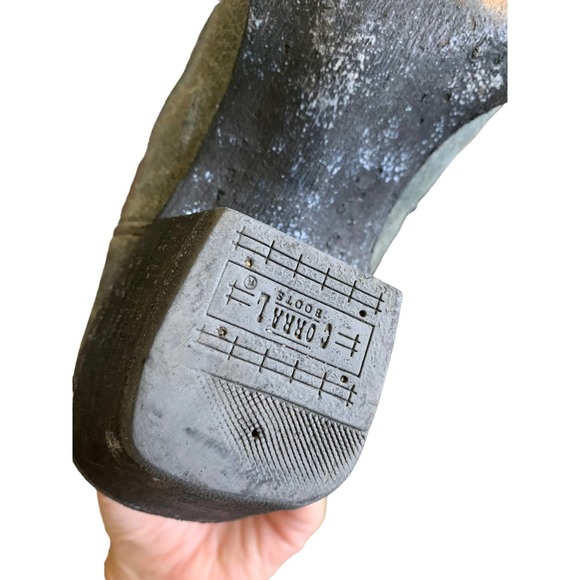 Corral Sequin Inlay Western Cowgirl Boots Snip Toe size 9.5 - Picture 7 of 16